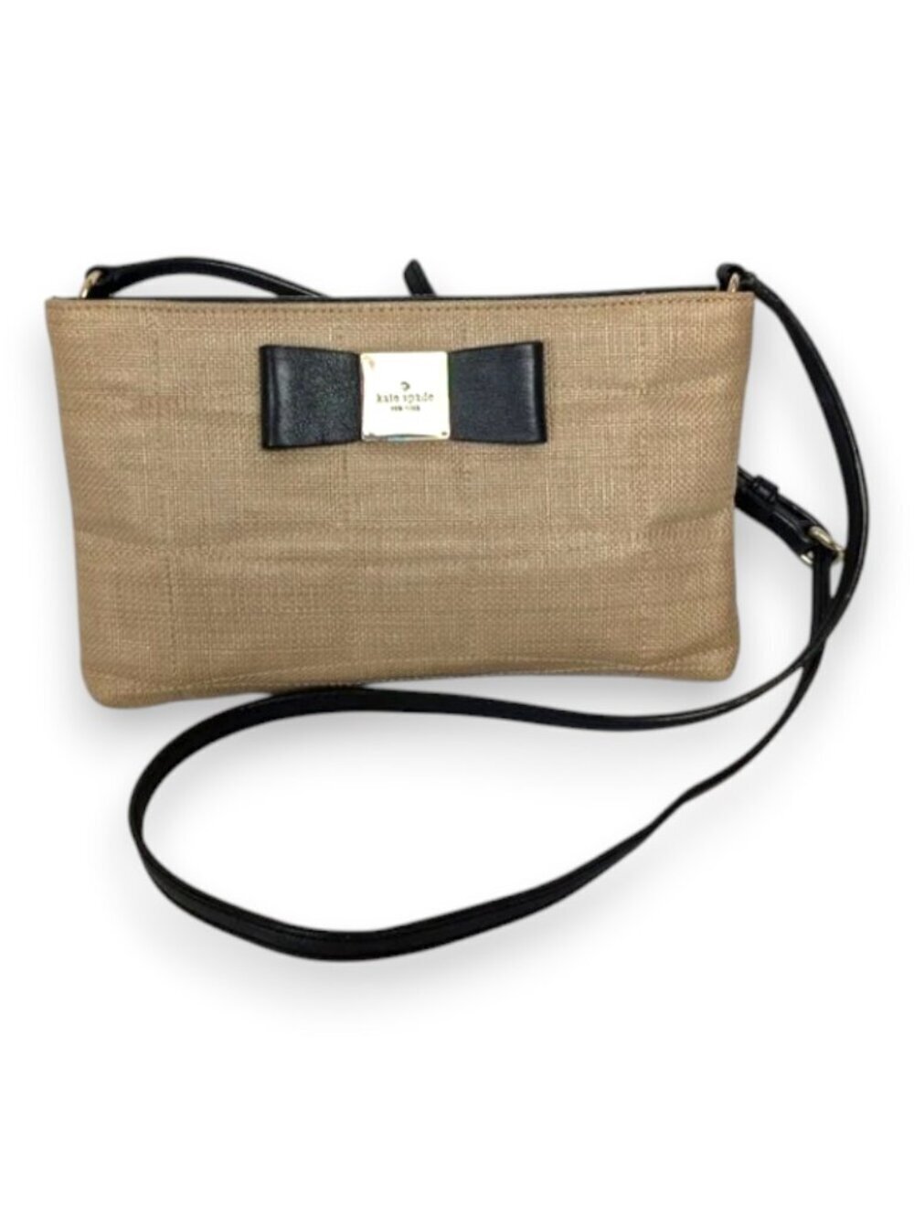 Kate Spade New York Veranda Place Straw Maree Crossbody EUC with COA